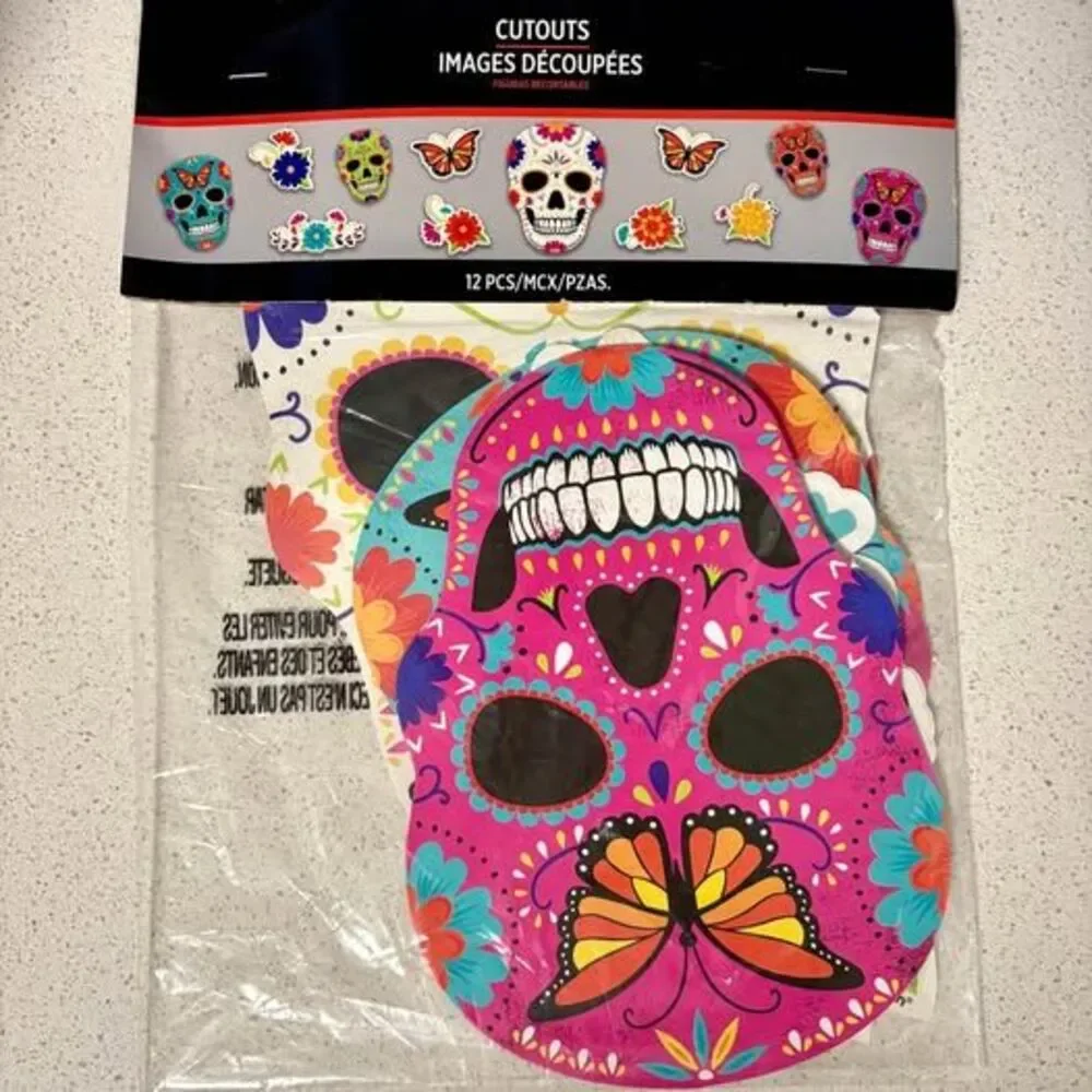 Skull Paper Cutouts